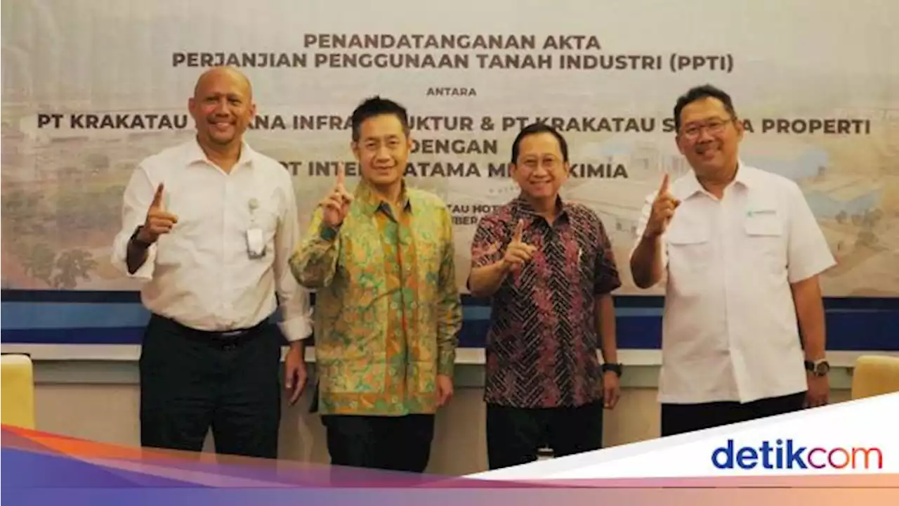 Sinar Mas Borong Tanah Anak Usaha Krakatau Steel 19 Ha, Nilainya Rp 500 M