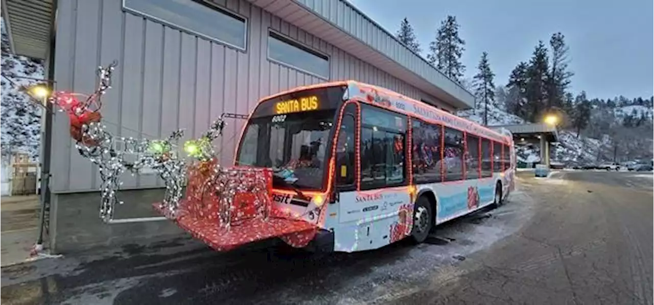 Santa Bus is rolling into the Okanagan and getting people in the holiday spirit - Okanagan | Globalnews.ca