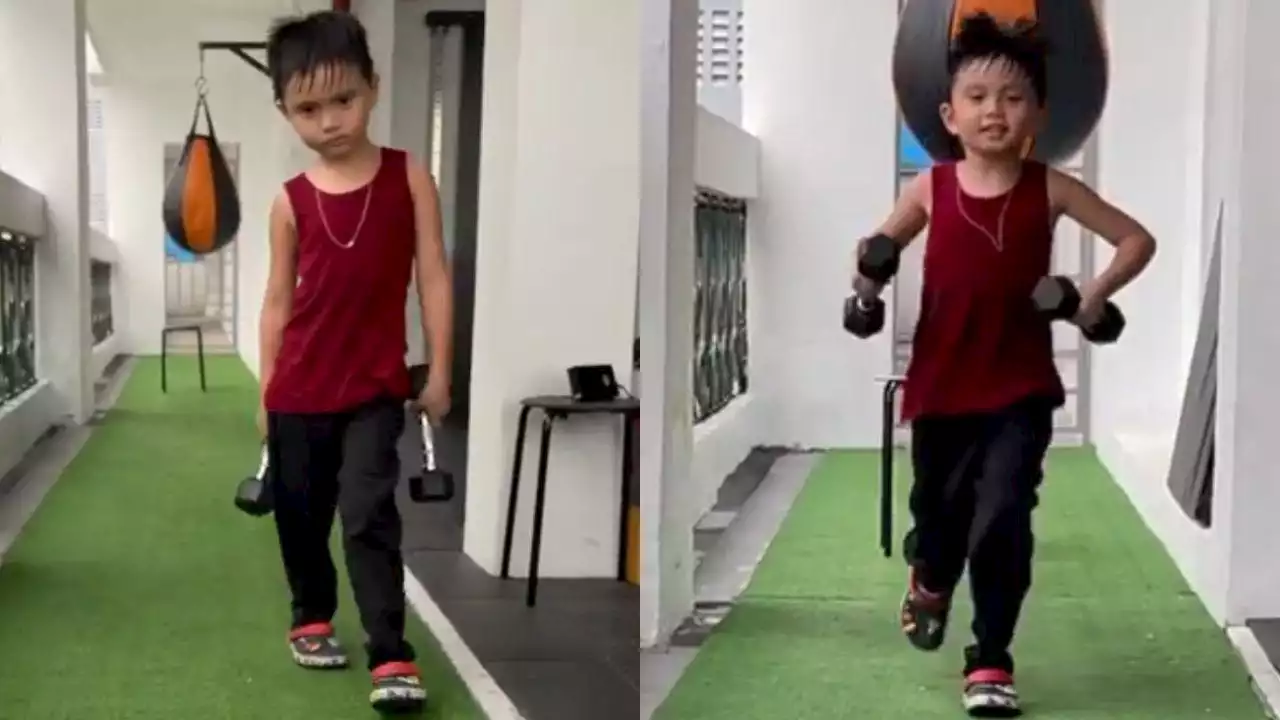 Iya Villania and Drew Arellano's son Primo is already working out at 6 years old