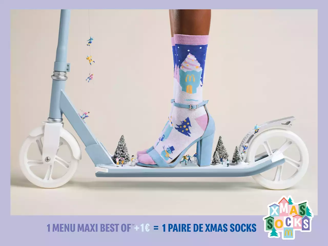 McDonald's lance ses chaussettes de Noël et c'est l'effet kitsch-cool assuré ! - Grazia