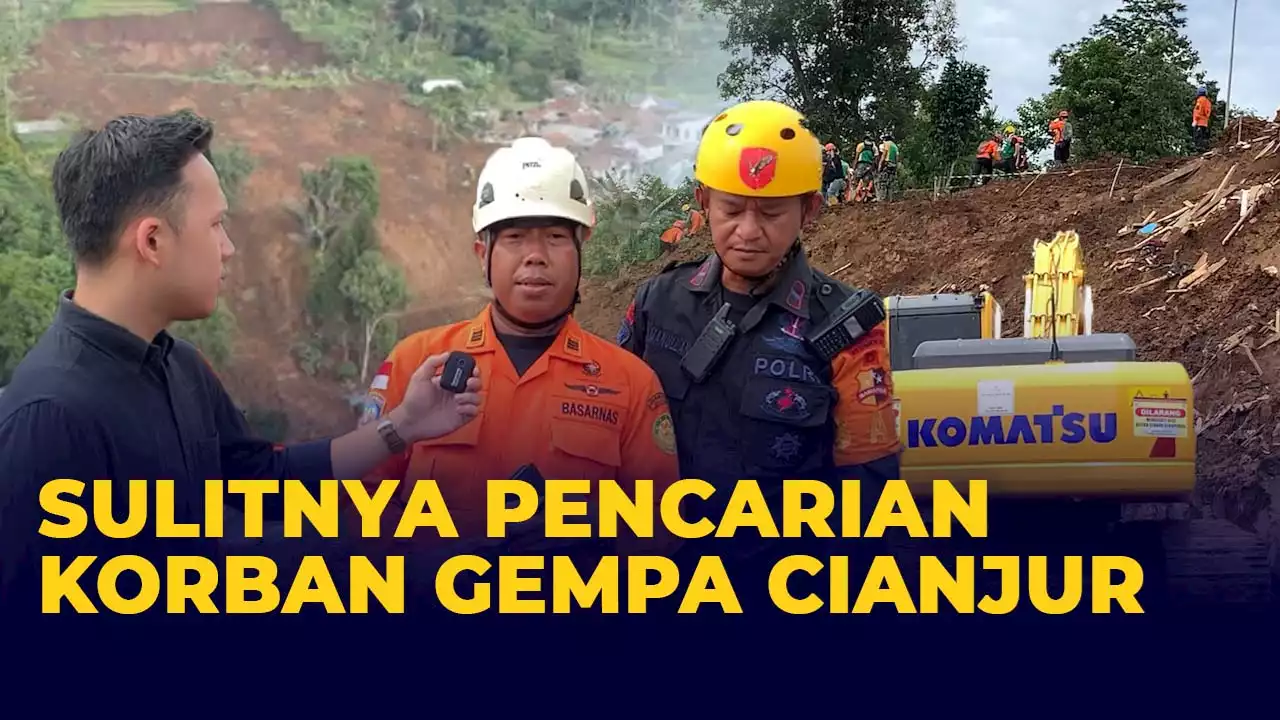 Cerita Kesulitan Tim SAR Gabungan Cari Korban Hilang Gempa Cianjur di Cugenang