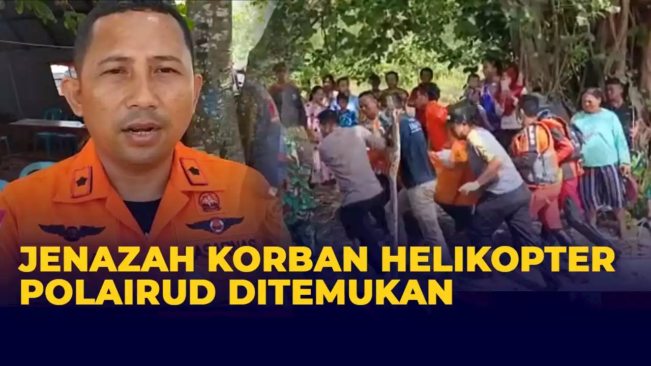 Tim SAR Temukan Satu Jenazah Korban Kru Helikopter Polairud yang Hilang Kontak