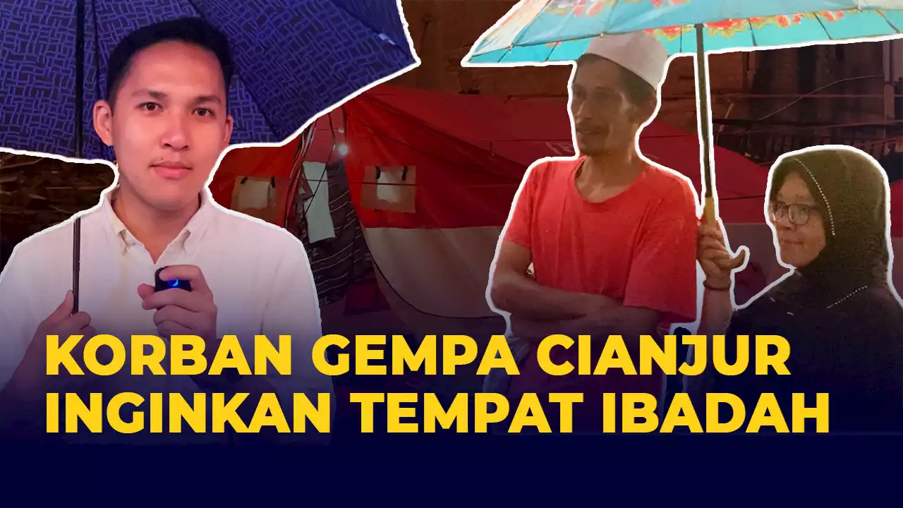 Warga Cianjur Pengungsi Korban Gempa Ingin Tempat Ibadah yang Layak