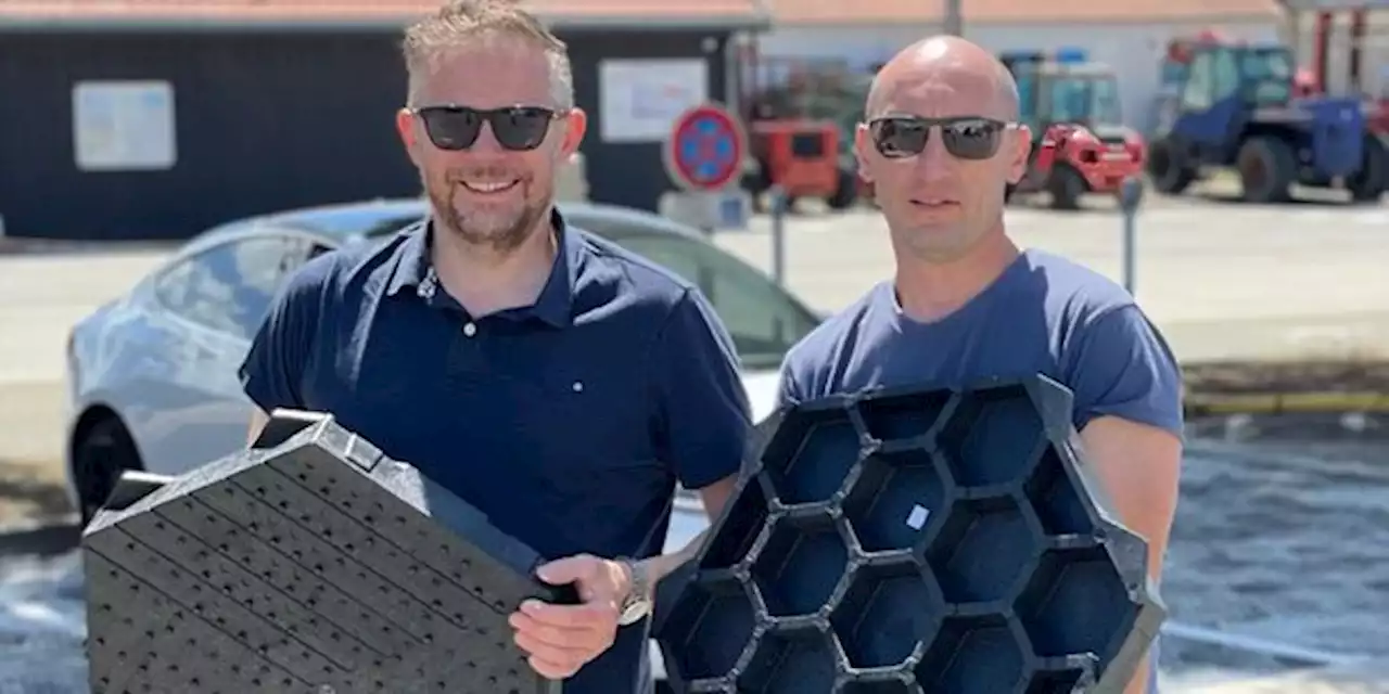 La startup Purple Alernative Surface veut réinventer le revêtement des sols avec des dalles recyclées