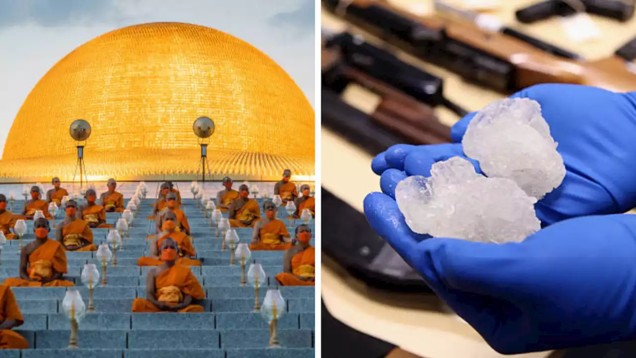 Kicking the habit: Every Buddhist monk in Thai temple tests positive for crystal meth