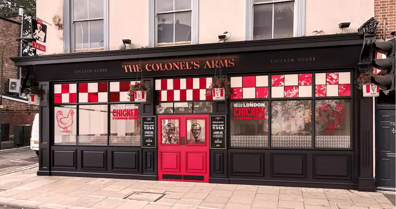 KFC opens first ever pub in UK - serving pints & fried chicken - but there’s a catch