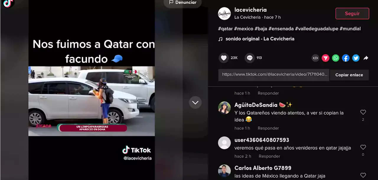 ¡Qatar a la mexicana! limpiaparabrisas asombra a qataríes