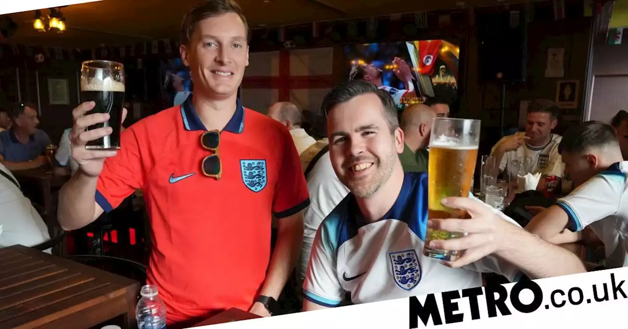 England and Wales fans hit the bars ahead of crunch World Cup clash