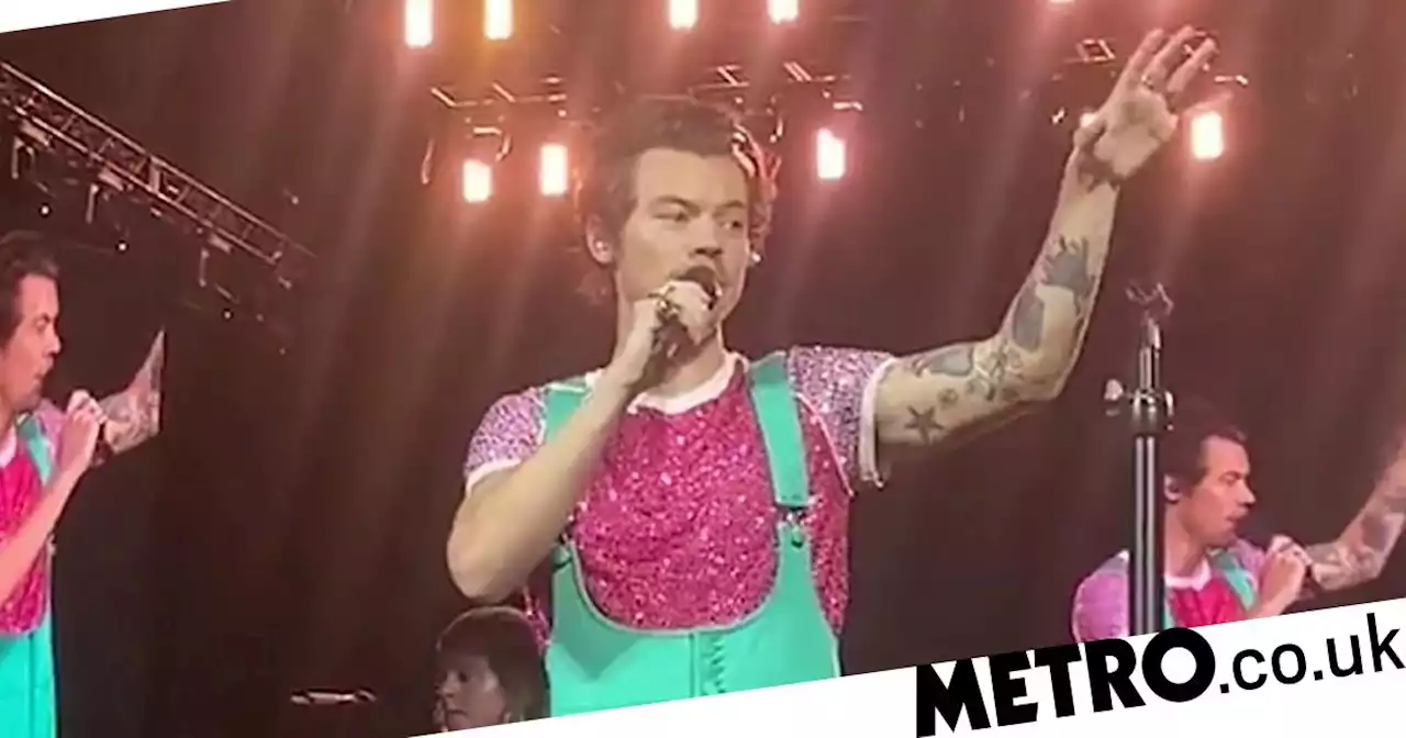 Harry Styles pauses show for safety reasons 'as multiple fans faint in audience'