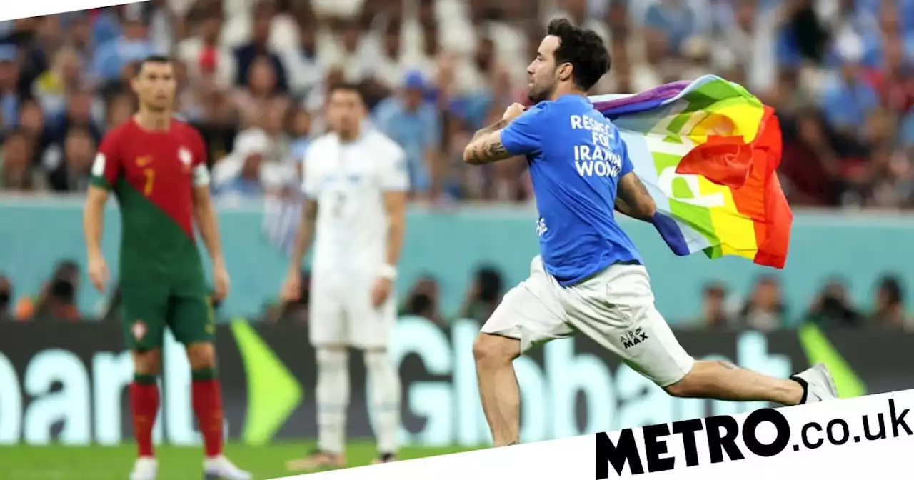 World Cup pitch invader carrying pride flag is Italian footballer