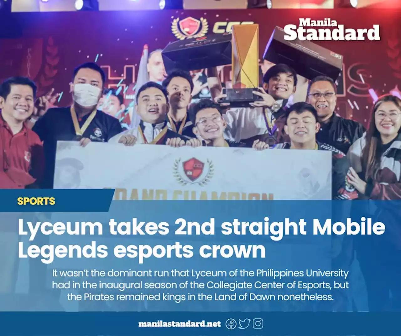 Lyceum takes 2nd straight Mobile Legends esports crown