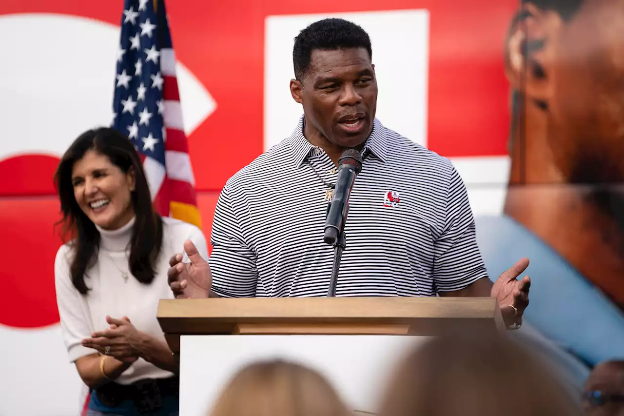 Herschel Walker holds first rally after disappearing for a week