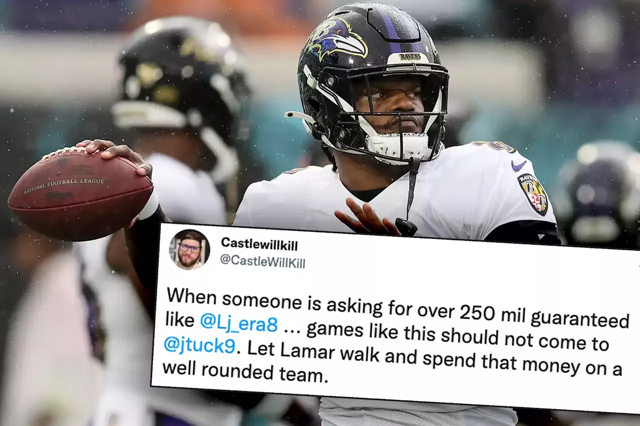 Ravens' Lamar Jackson savages critic in tweet after loss to Jaguars: 'Boy  STFU'