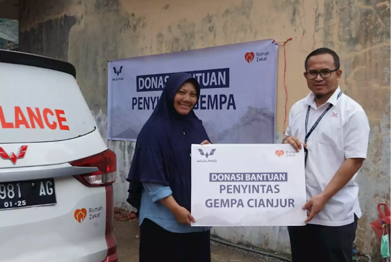 Wuling Motors Serahkan Bantuan untuk Warga Terdampak Gempa Cianjur Lewat Rumah Zakat |Republika Online