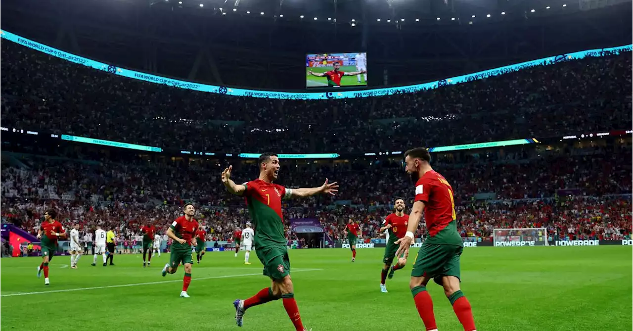 Portugal beat Uruguay 2-0 to become third team into last 16