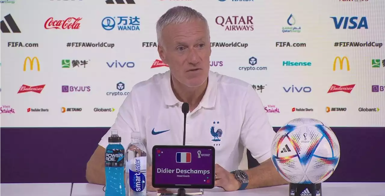 EN DIRECT – Equipe de France: la conf' de Deschamps