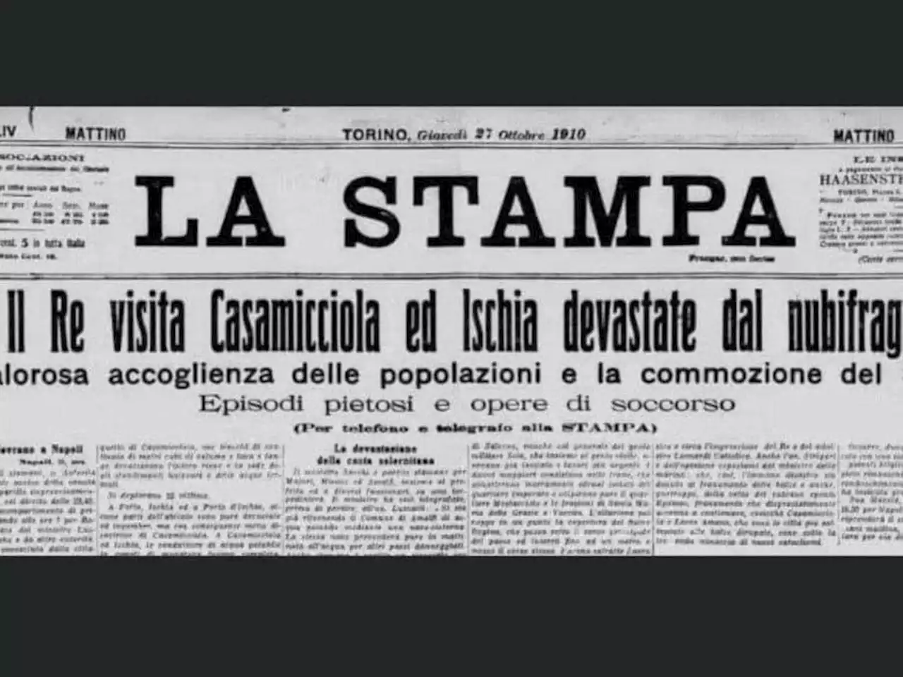 Frana a Casamicciola, oggi come nel 1910 - Il Sole 24 ORE