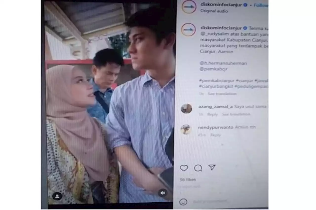 Datangi Pengungsi, Rizky Billar dan Lesty Kejora Doakan Korban Gempa Cianjur