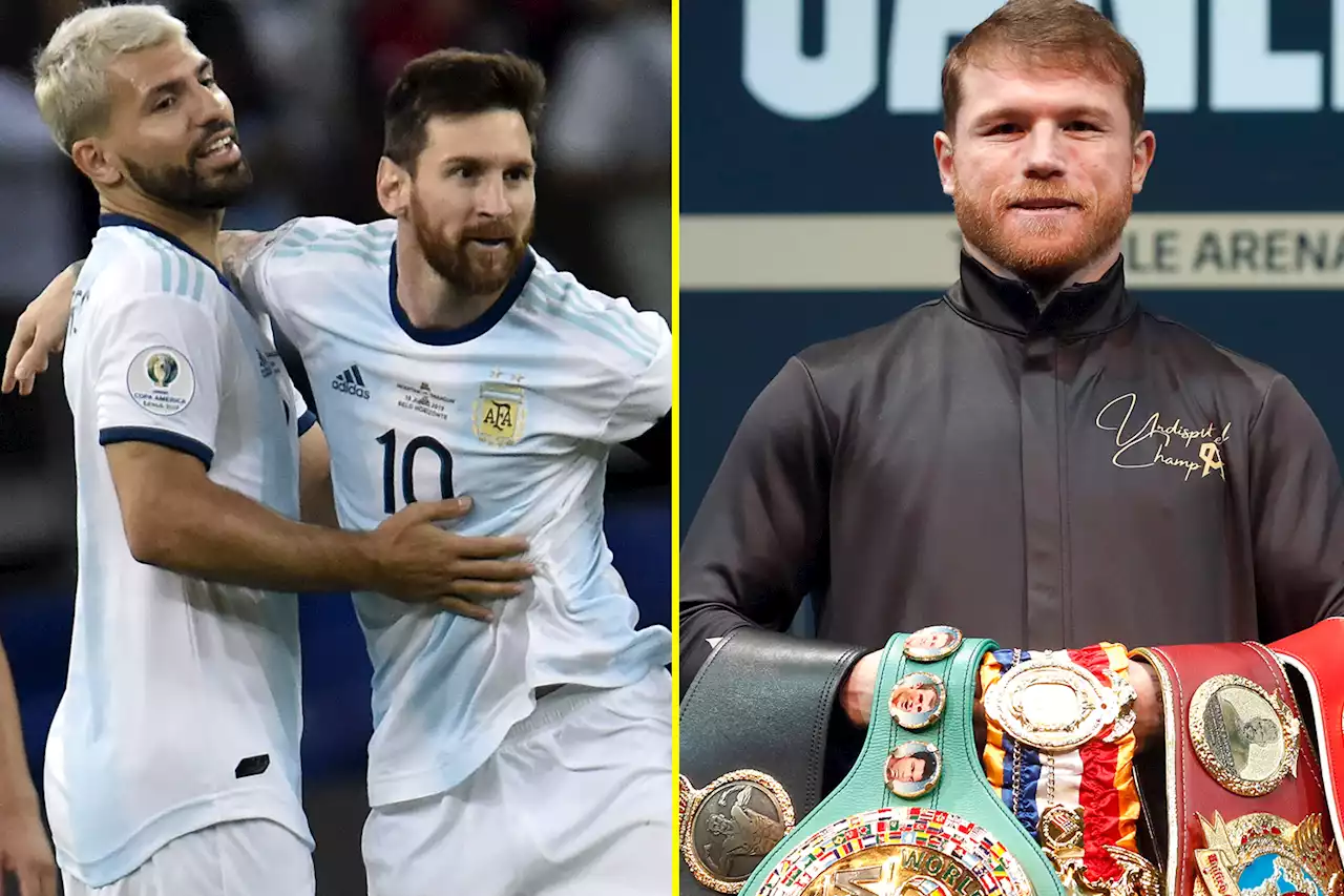 Canelo calls Aguero a 'b******' for defending Messi as Mexico shirt row continues