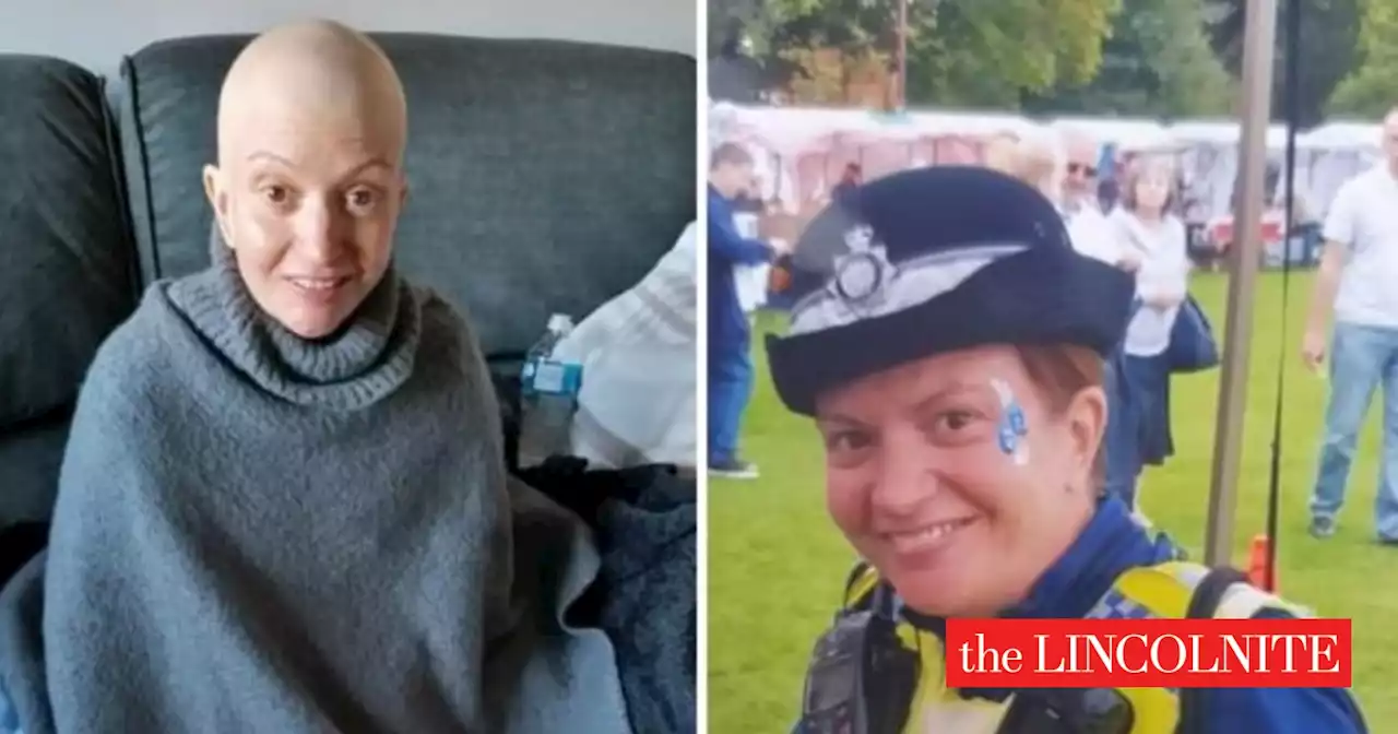 Skegness PCSO shares tale of cancer diagnosis as she returns to duty