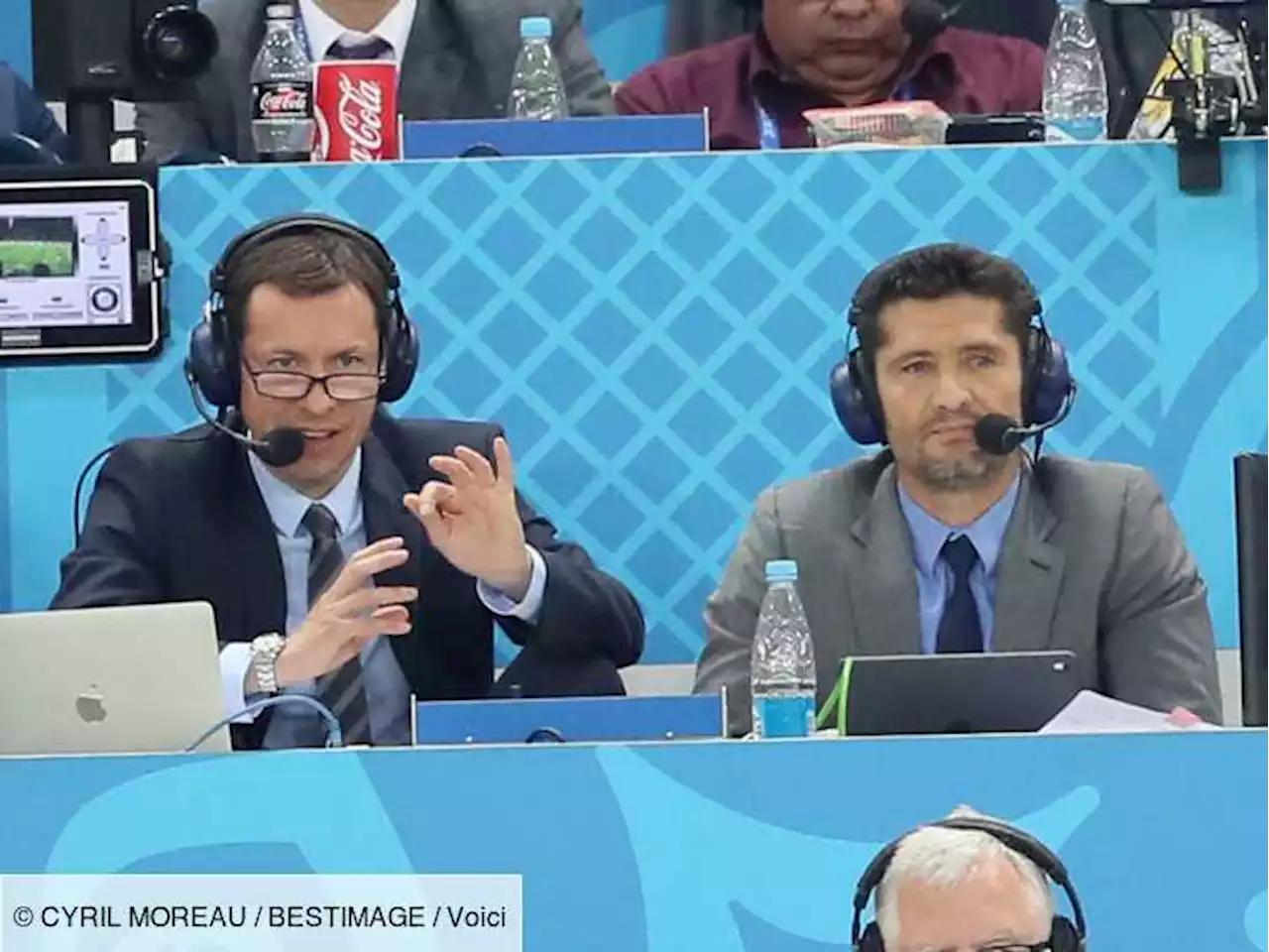 Coupe du monde 2022 : Bixente Lizarazu taquine Grégoire Margotton en plein match - Voici