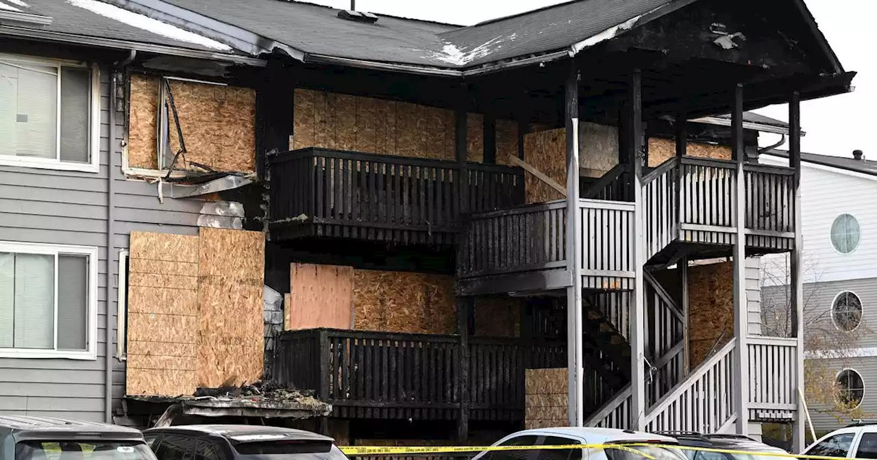 Northeast Anchorage apartment complex residents still displaced days after arson fire