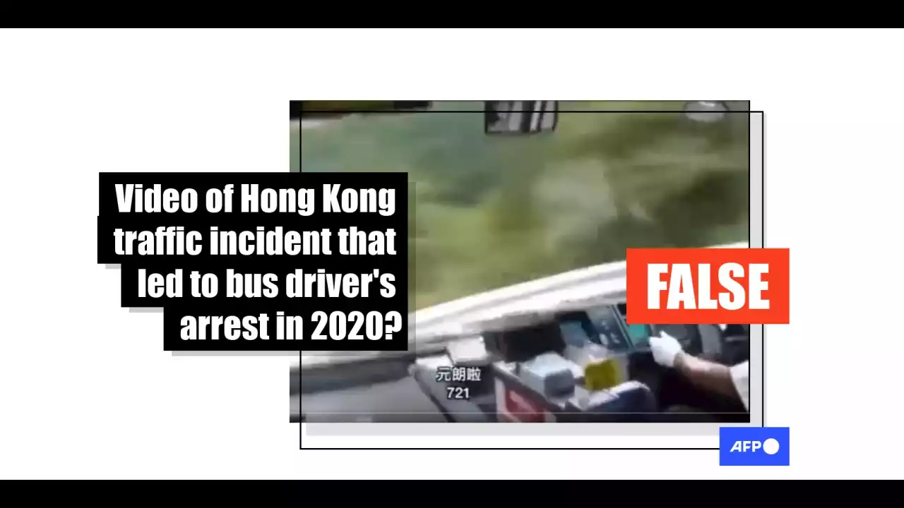 Doctored clip goes viral with false claim it shows 2020 Hong Kong bus incident