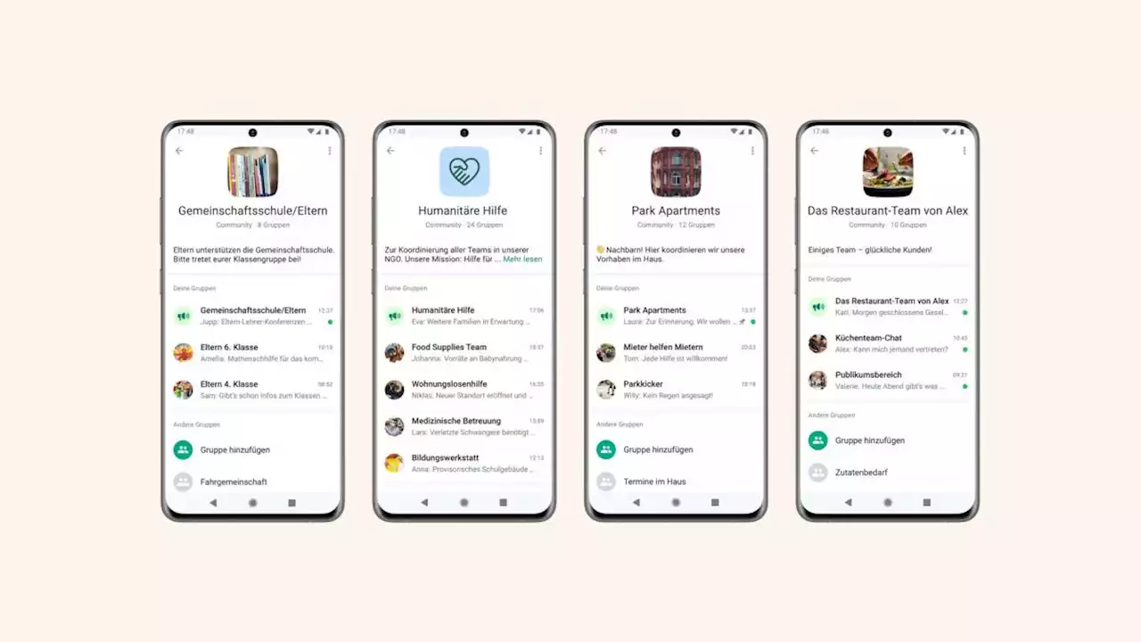Neue Community-Funktion soll WhatsApp-Gruppen revolutionieren