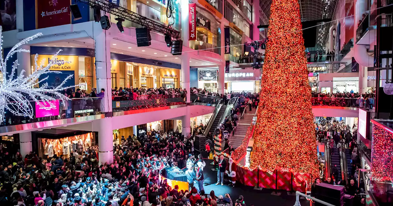 The Toronto Eaton Centre will not have any Christmas tree for 2022