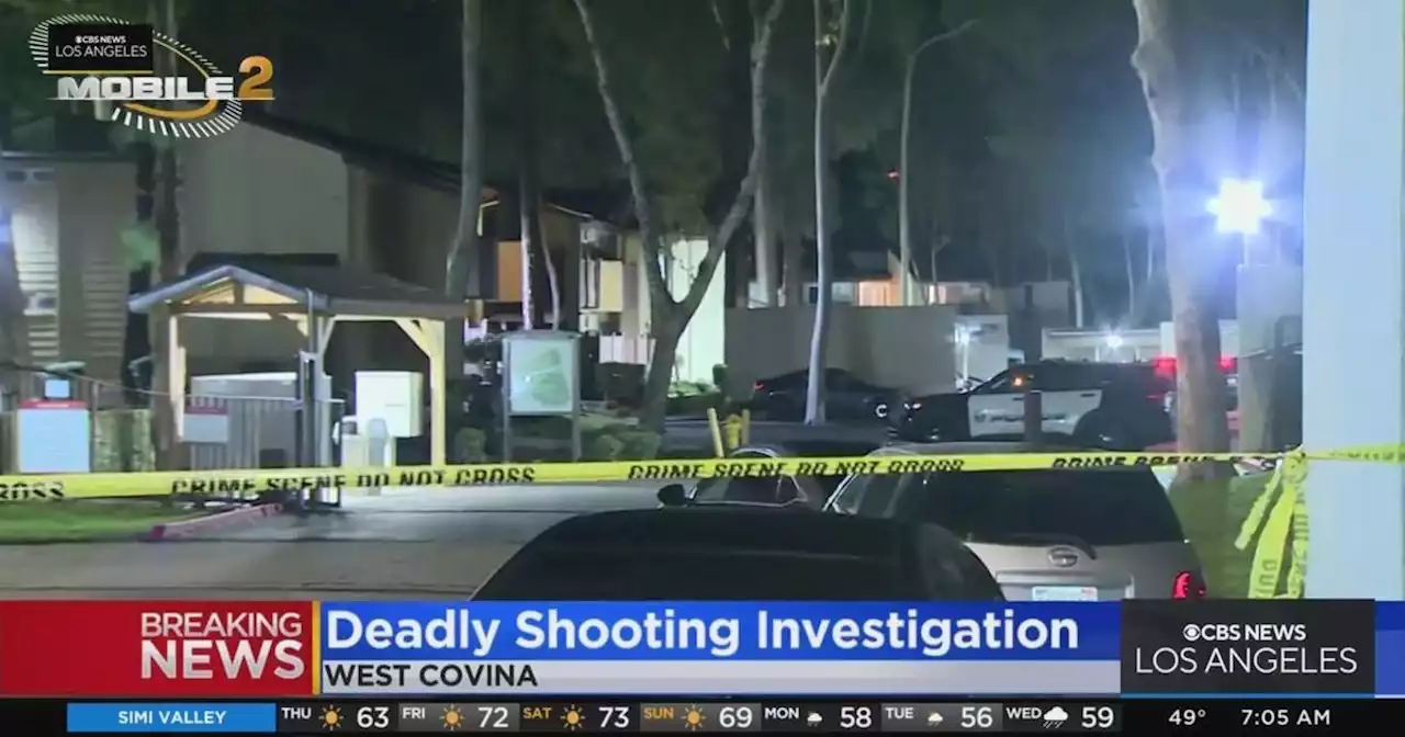 Deadly shooting investigation underway in West Covina