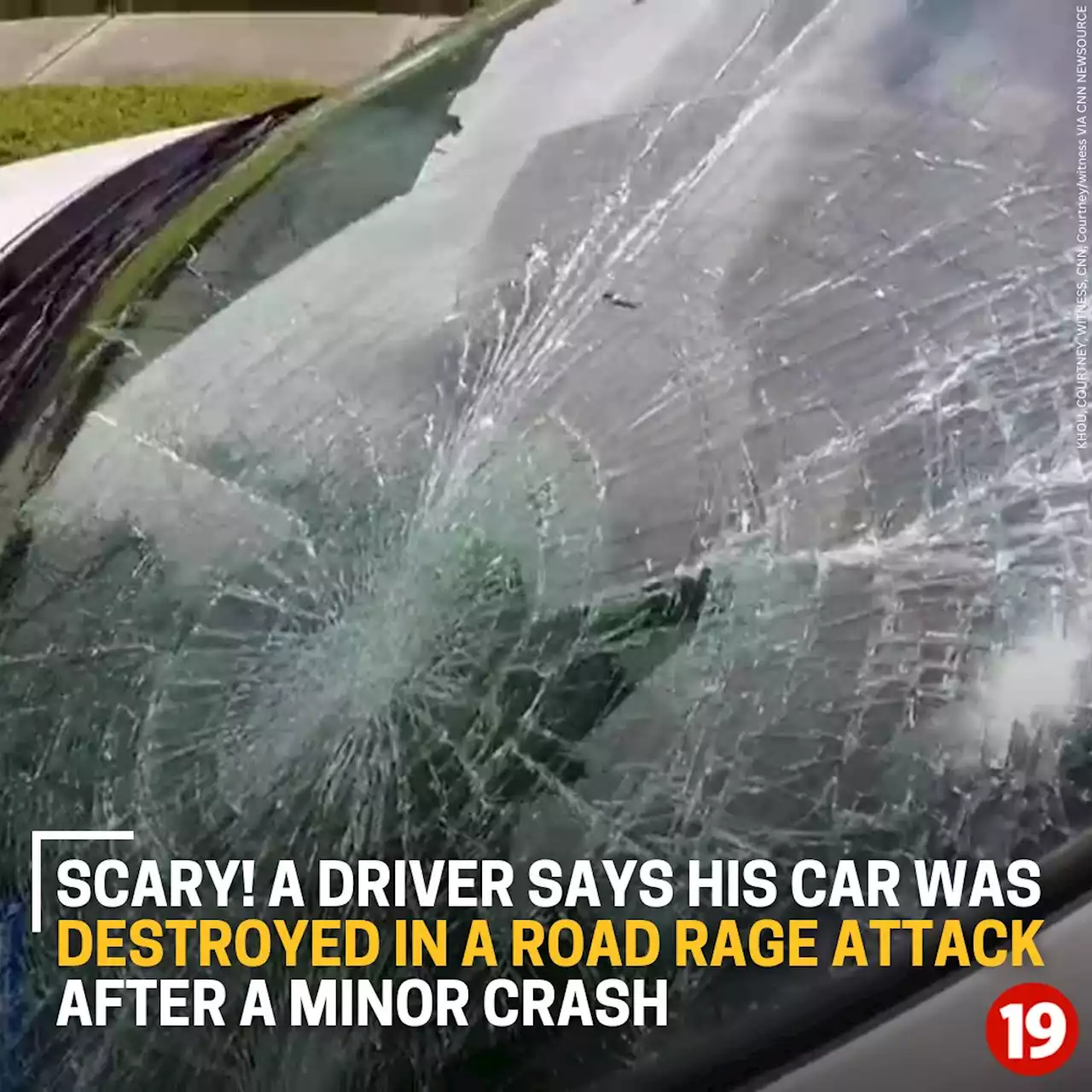 Driver has car ripped apart, rammed in road rage incident: ‘He was going crazy’