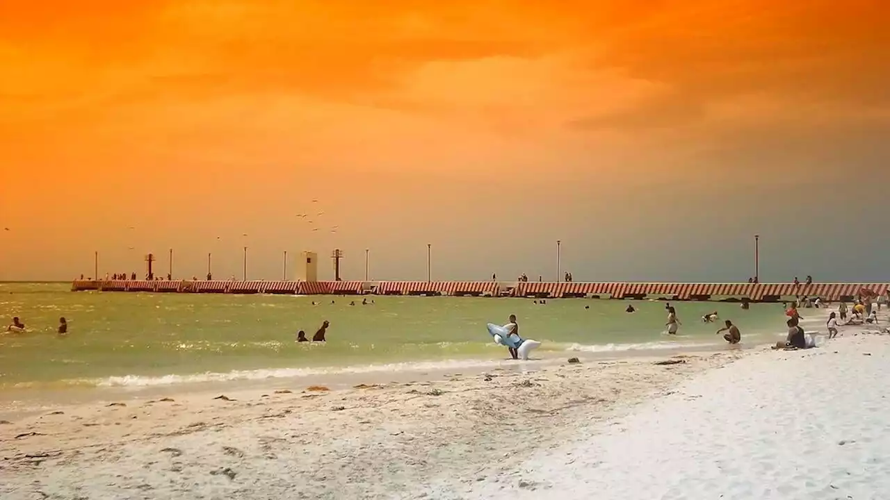 Il sort de l'eau après une baignade, ce qui passe après choque toute la plage