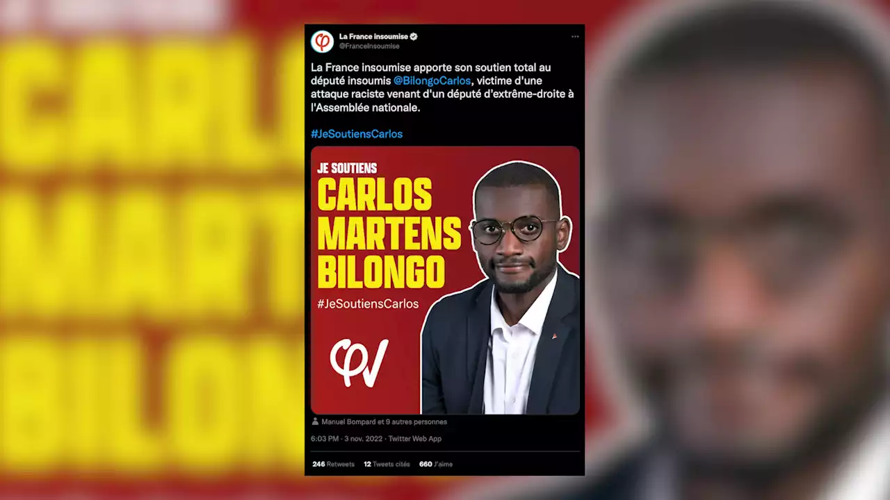 Incident à l'Assemblée nationale : qui est Carlos Martens Bilongo, le député LFI qui aurait été insulté ?