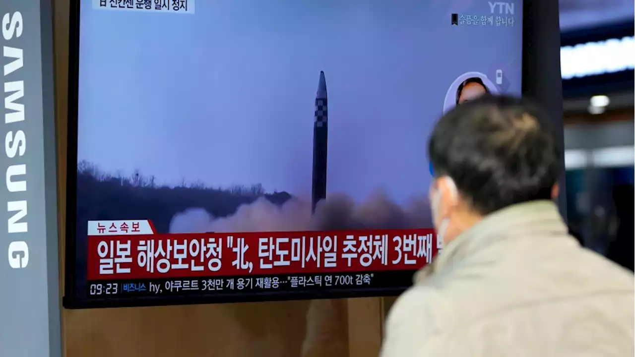 North Korea keeps up missile barrage with suspected ICBM