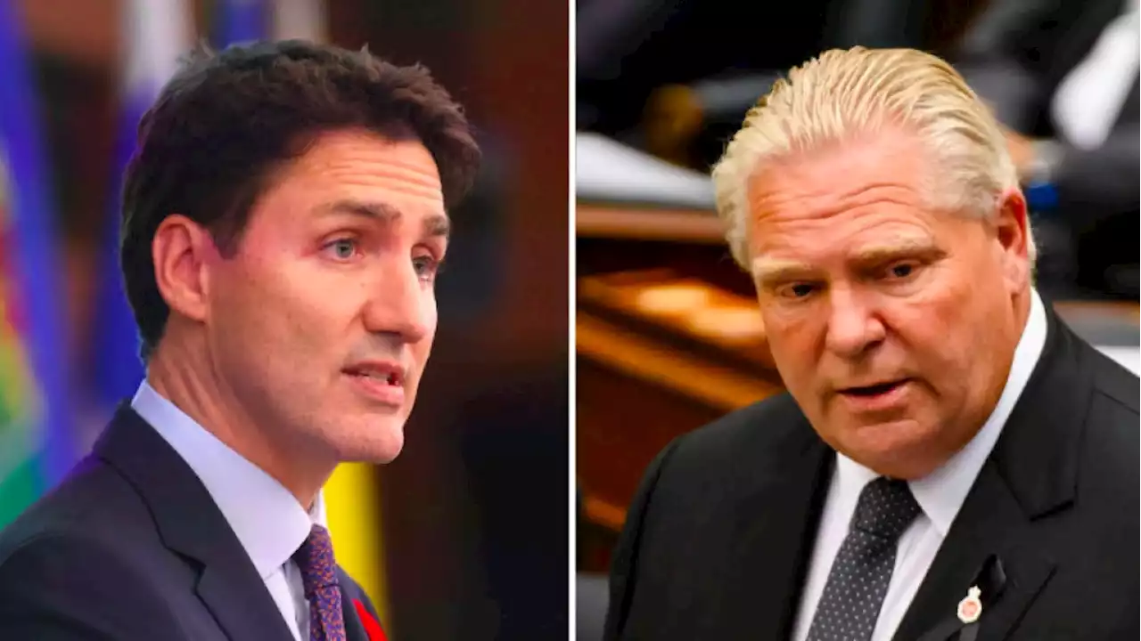 Trudeau, in call with Ford, says use of notwithstanding clause is 'wrong and inappropriate'