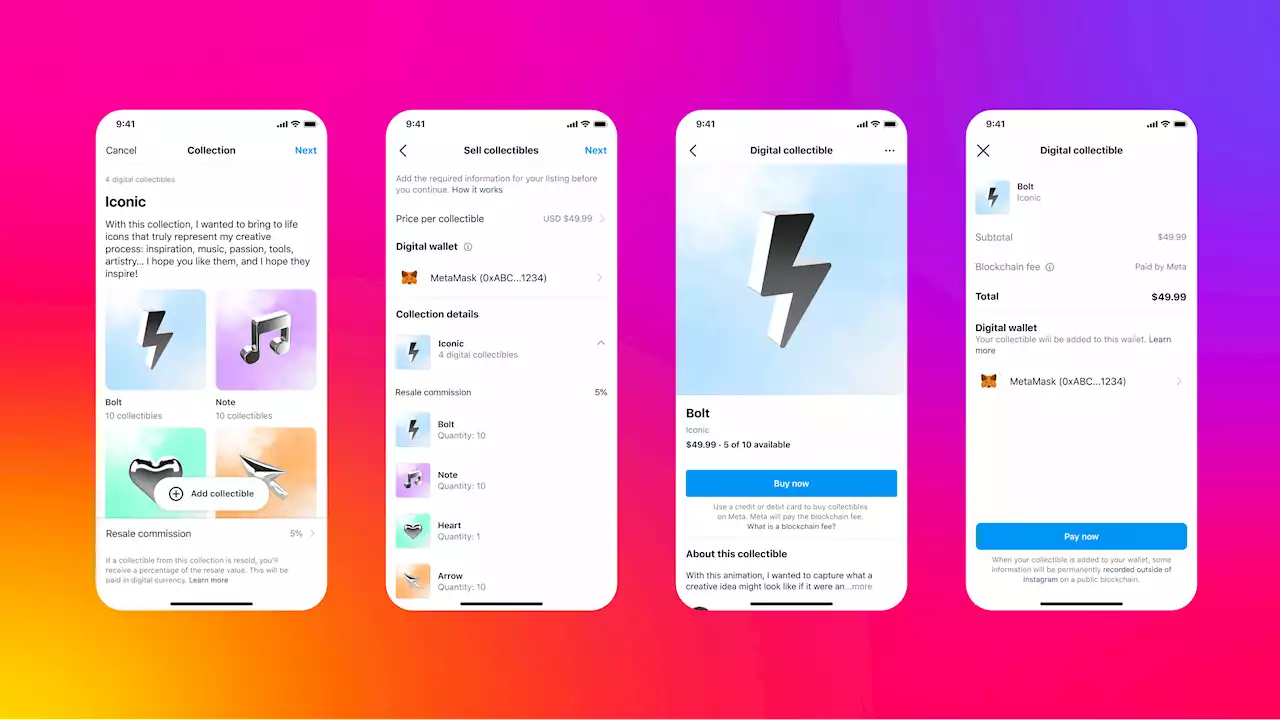 Meta will allow creators to sell NFTs directly on Instagram | Engadget