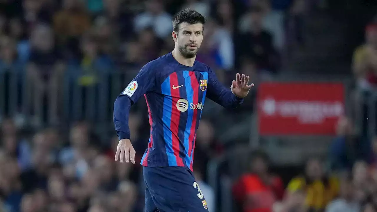 Gerard Pique announces he'll play his last game for Barcelona this weekend before retiring