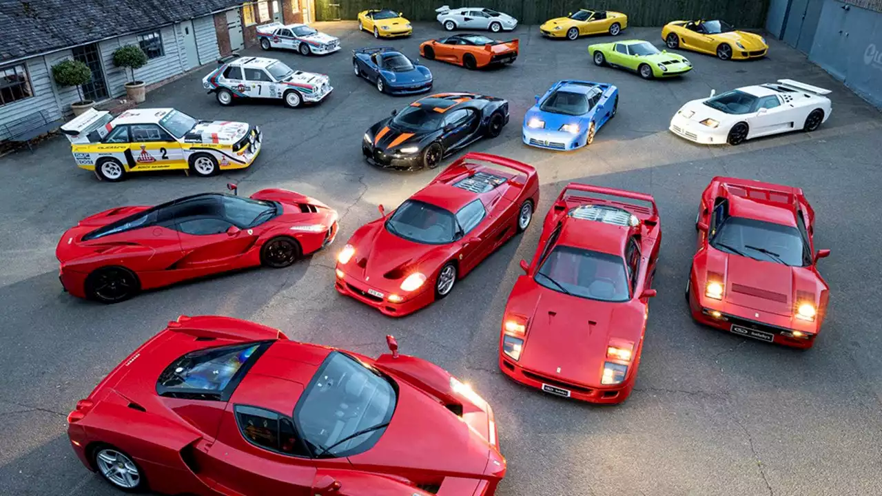 Secret owner's $45 million car collection up for auction