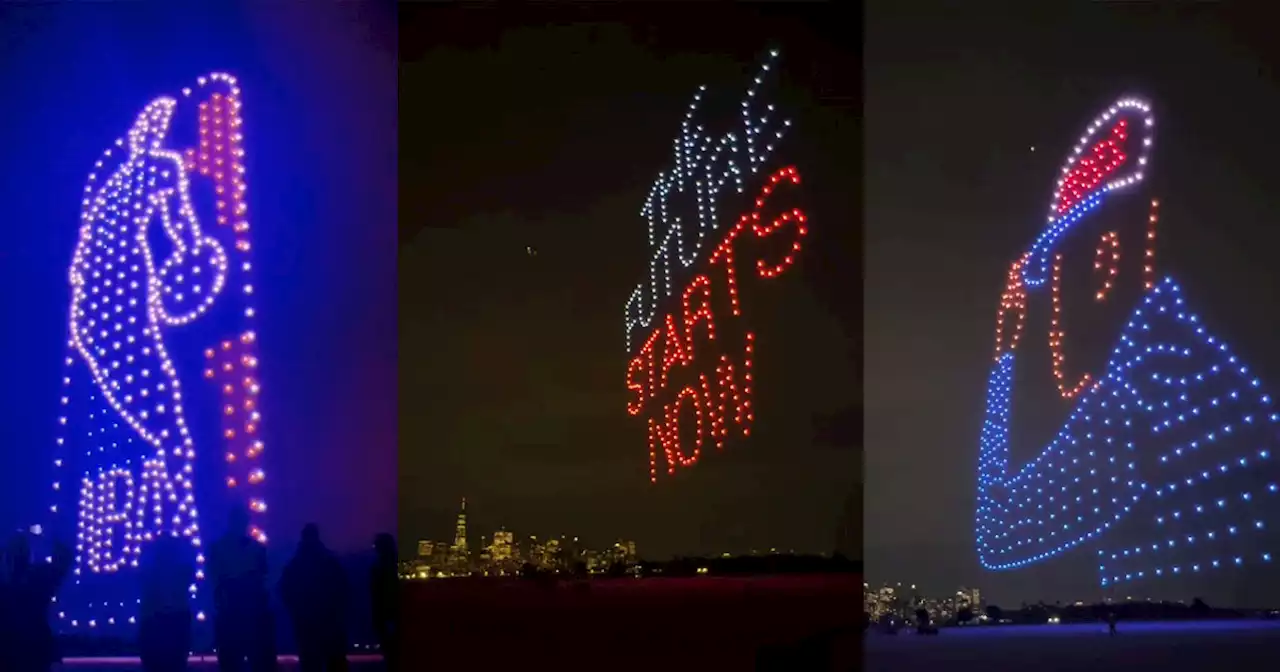 Huge Drone Swarm to Form Giant Advertisement Over NYC Skyline