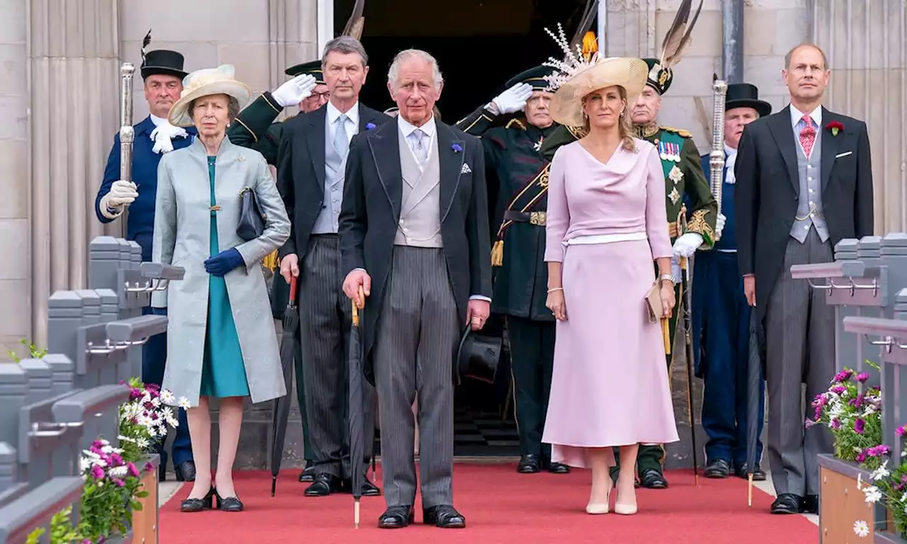 King Charles reunites with Princess Anne and Prince Edward for first time since the Queen's funeral