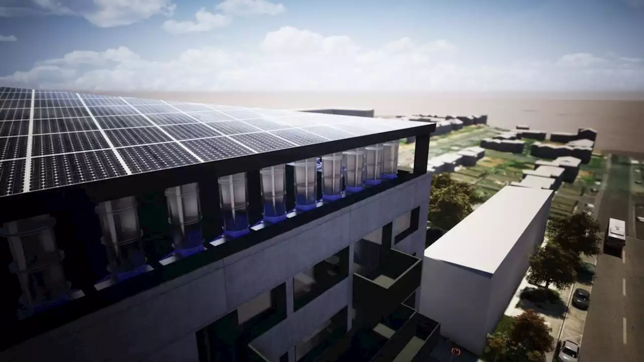 This company combines solar and wind power in one renewable energy generation system