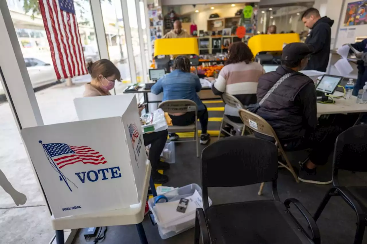 A pop-up version of voting, a Flex Voting Center, launches at Homeboy Industries