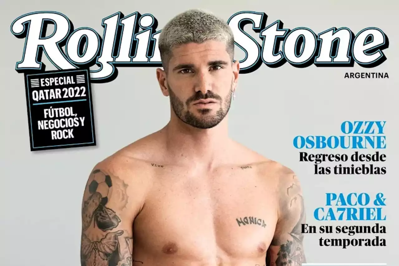 La íntima producción de fotos de Rodrigo de Paul en la revista Rolling Stone