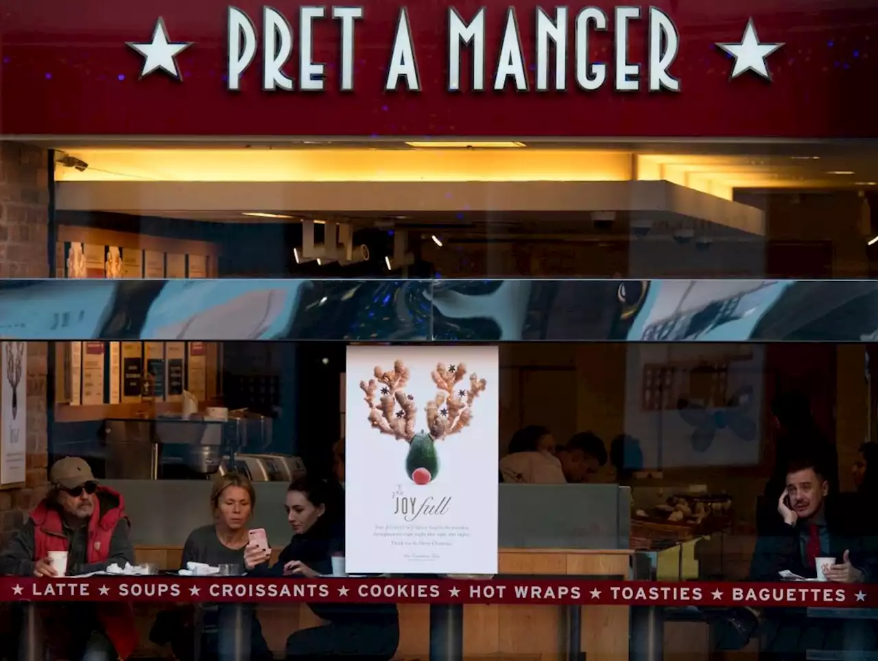 Pret launches its Christmas menu - including a Boxing Day toastie and Praline latte