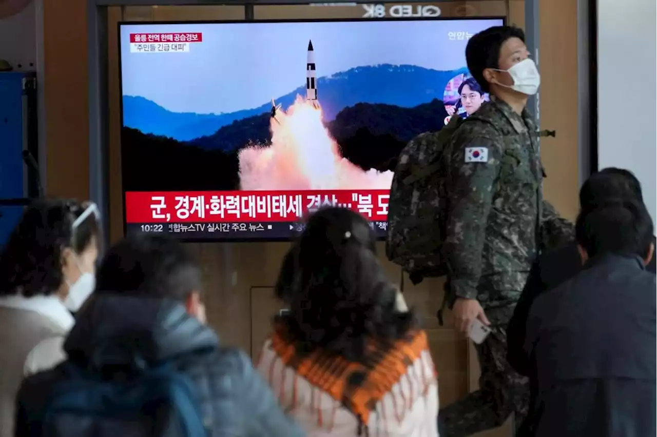 North Korea keeps up missile barrage with suspected ICBM