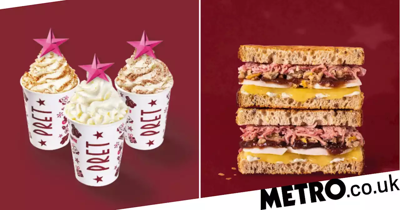 Pret's Christmas menu is here - and there's a Boxing Day toastie