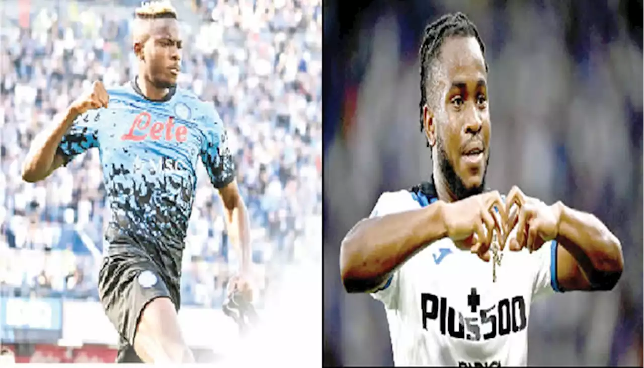 Osimhen, Lookman nominated for Serie A POTM Award