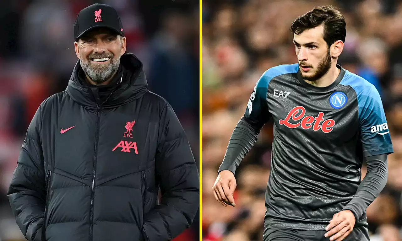 Klopp lauds 'cheeky' Napoli winger Kvaratskhelia after he nutmegged Alexander-Arnold