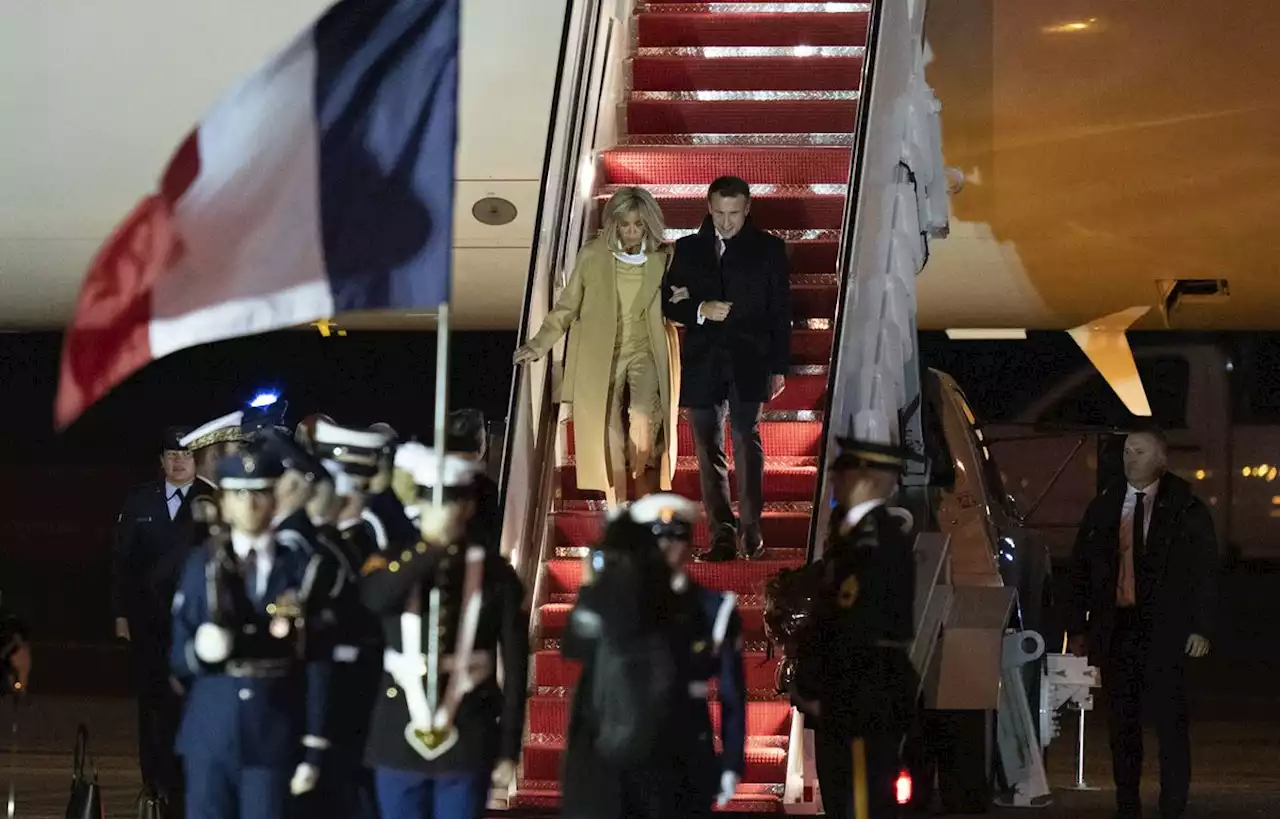 Emmanuel Macron est arrivé à Washington pour sa 2e visite d’Etat