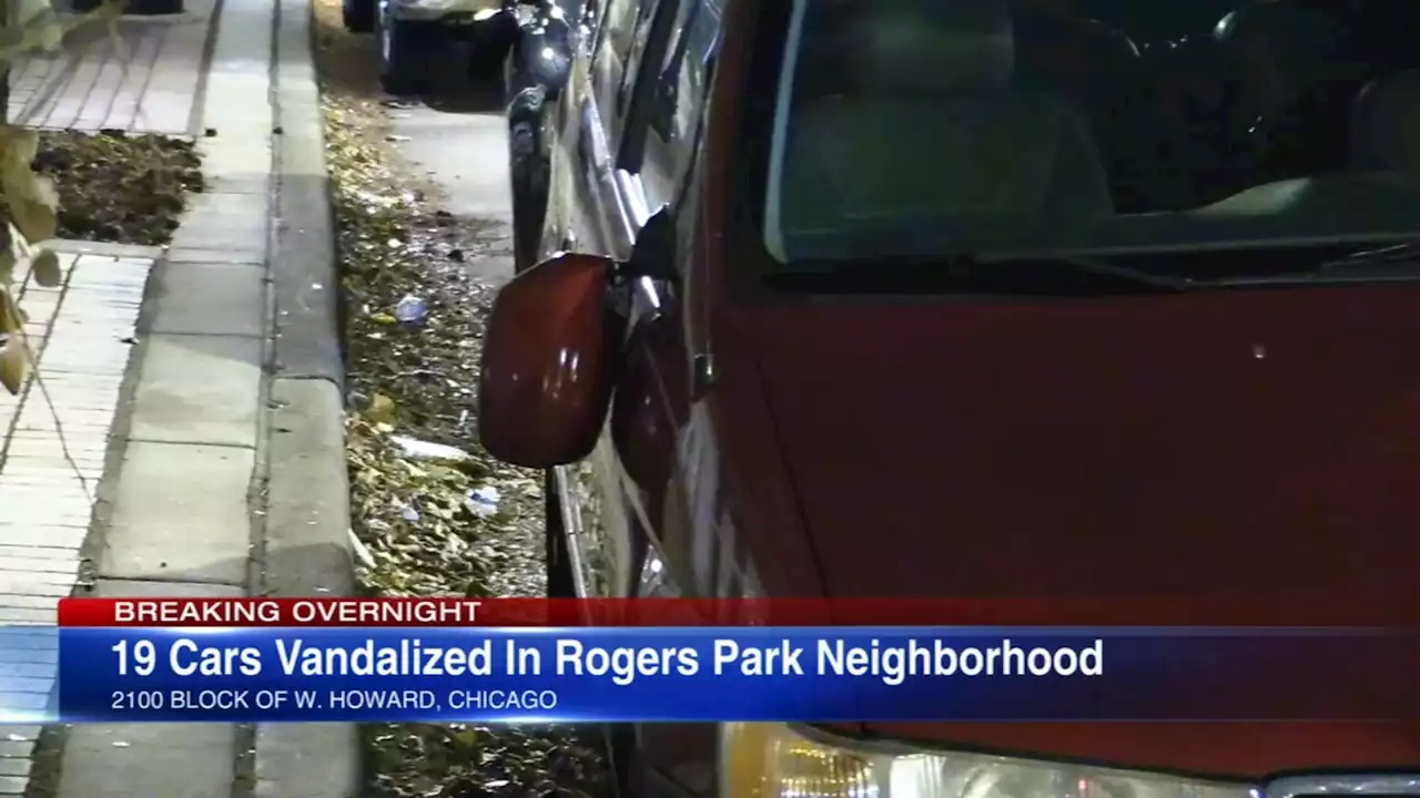 Chicago police: 19 cars vandalized in Rogers Park